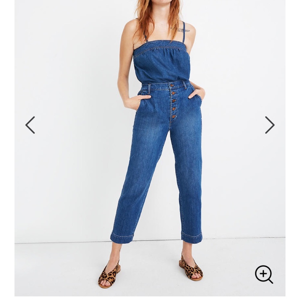 NWT Madewell Tapered Jeans in Eastgate Wash
